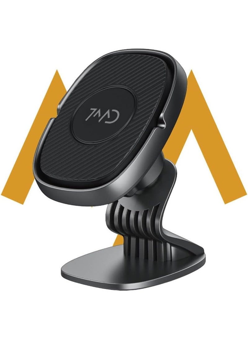 7MD Magnetic Phone Holder for Car, 360 Degree Rotatable Dashboard Mount, Strong Adhesive Stick, Powerful Magnet, Hands Free Universal Holder, Easy Installation, Steady and Secure Mobile Stand - Image 1