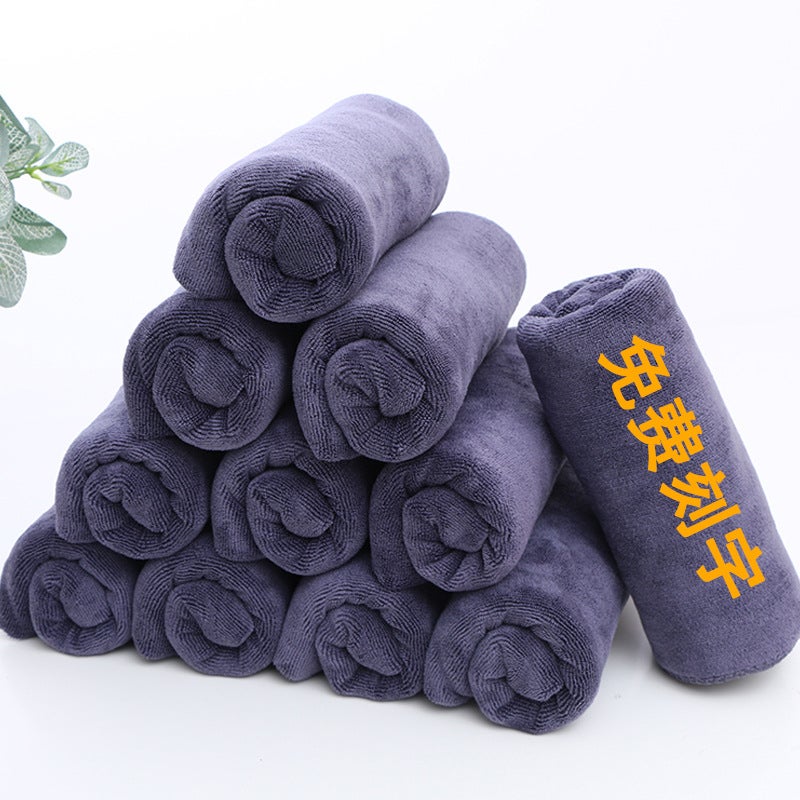 Car Wash Towel Large Car Towel Hair Salon Towel Thickened Absorbent Housekeeping Cleaning Rag Towel Factory - Image 2
