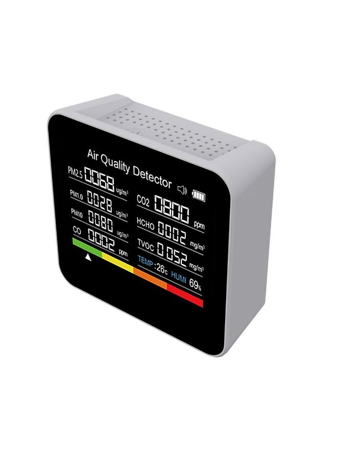 9 in 1 Air Quality Monitor CO2 Meter Carbon Dioxide Detector CO2 CO TVOC HCHO PM2.5 PM1.0 PM10 - Image 4