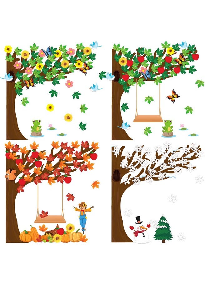 198Pcs Classroom Tree Bulletin Board Decor Seasonal Tree Summer Autumn Winter Spring Cutouts Border Set Four Seasons Chalkboard Wall Decorations For Kindergarten Elementary School Home - pzsku/Z82E85405512B883B750AZ/45/_/1731922539/847d7567-1151-4dca-8b9e-64006a00556f