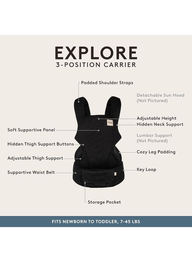 TULA Baby Tula Explore Carrier - Breathable Baby Carrier Newborn to Toddler - Image 3