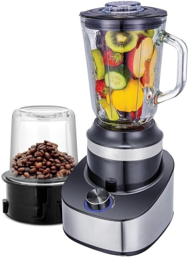 توسكانا يو خلاط كهربائي مع مطحنة حبوب متعدد الوظائف سعة 1.5 لتر قابل للتعديل - Image 1