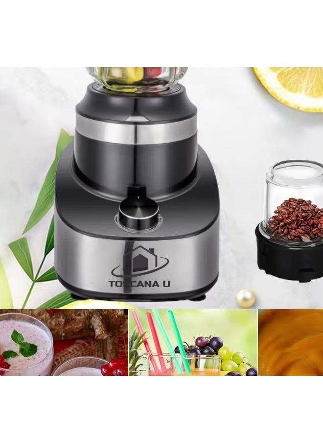 توسكانا يو خلاط كهربائي مع مطحنة حبوب متعدد الوظائف سعة 1.5 لتر قابل للتعديل - Image 5