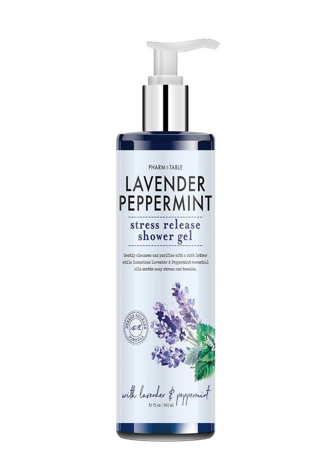 Pharm to Table Stress Release/Lavender & Peppermint Shower Gel Body Wash 32oz / 960m - Image 1