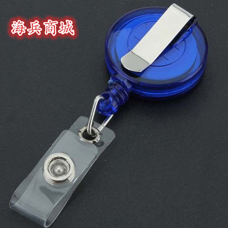 Easy Pull-Up Badge Manufacturer'S Certificate Round Easy Pull-Up Badge Glue Drop Metal Buckle Telescopic Buckle 29 Colors - Image 3