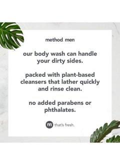 Method Ethod Men Body Wash Glacier + Granite Paraben And Phthalate Free 18 Fl Oz (Pack Of 6)  - Image 5