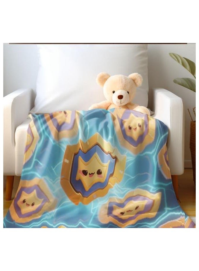 عام بطانية رقيقة من الفانيلا الكرتونية للأطفال أو الطلاب (دافئة ومريحة ومناسبة للنوم والألعاب) 100 سم * 150 سم - 924 - Image 3