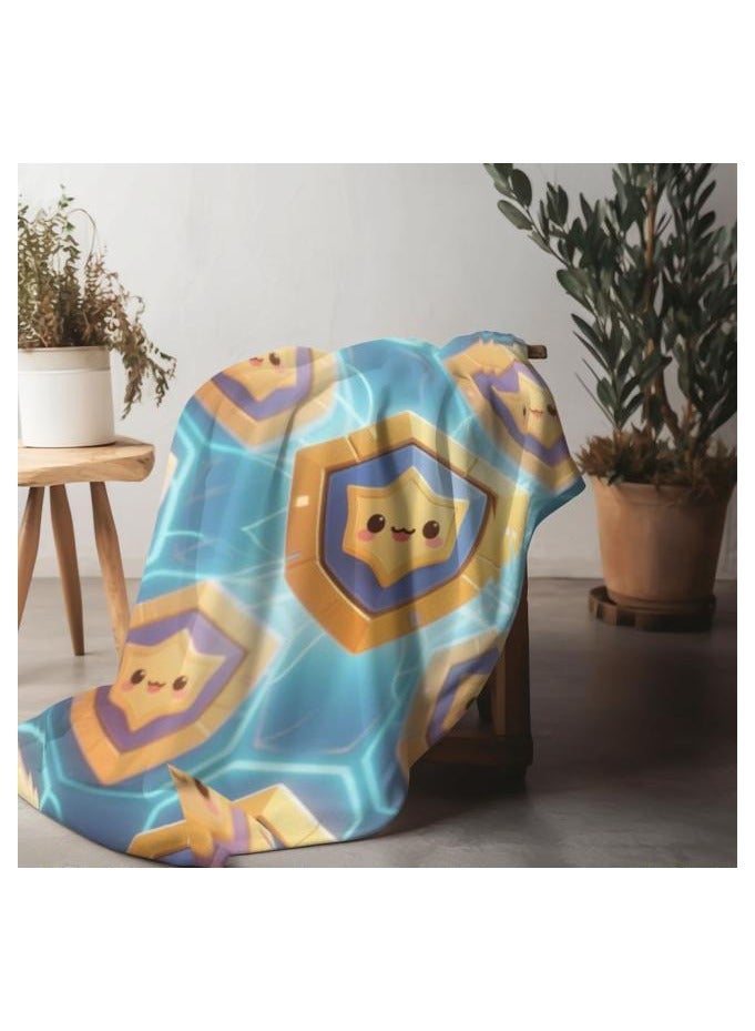 عام بطانية رقيقة من الفانيلا الكرتونية للأطفال أو الطلاب (دافئة ومريحة ومناسبة للنوم والألعاب) 100 سم * 150 سم - 924 - Image 5