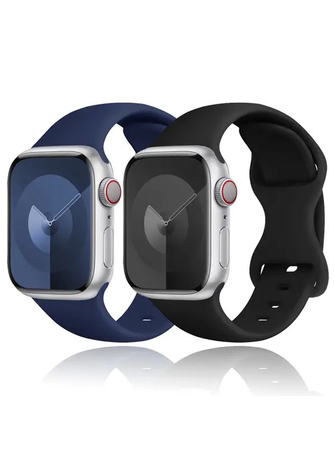 Silicone Waterproof Watch Bands For Apple Watch S10 42mm 38mm 40mm 41mm Durable Flexible Deployment Clasp Fitness Tracking Gear Adjustable Transparent Color - Image 1
