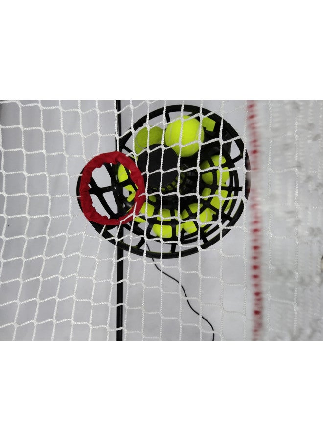 Teknigoo Nets for Tennis Ball Machine(10 lb) Ball Recycling Nets Also for Baseball,Pickleball and Cricket,Portable and Easy to disassemble;Solo Practice Tennis Indoor&Outdoor(New)  - Image 3