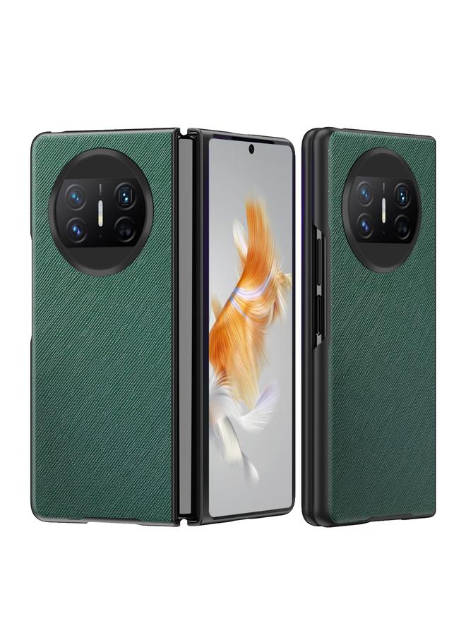 اس-توب جراب لهاتف Huawei Mate X3 Cross Texture، جراب هاتف شامل مقاوم للصدمات - Image 1