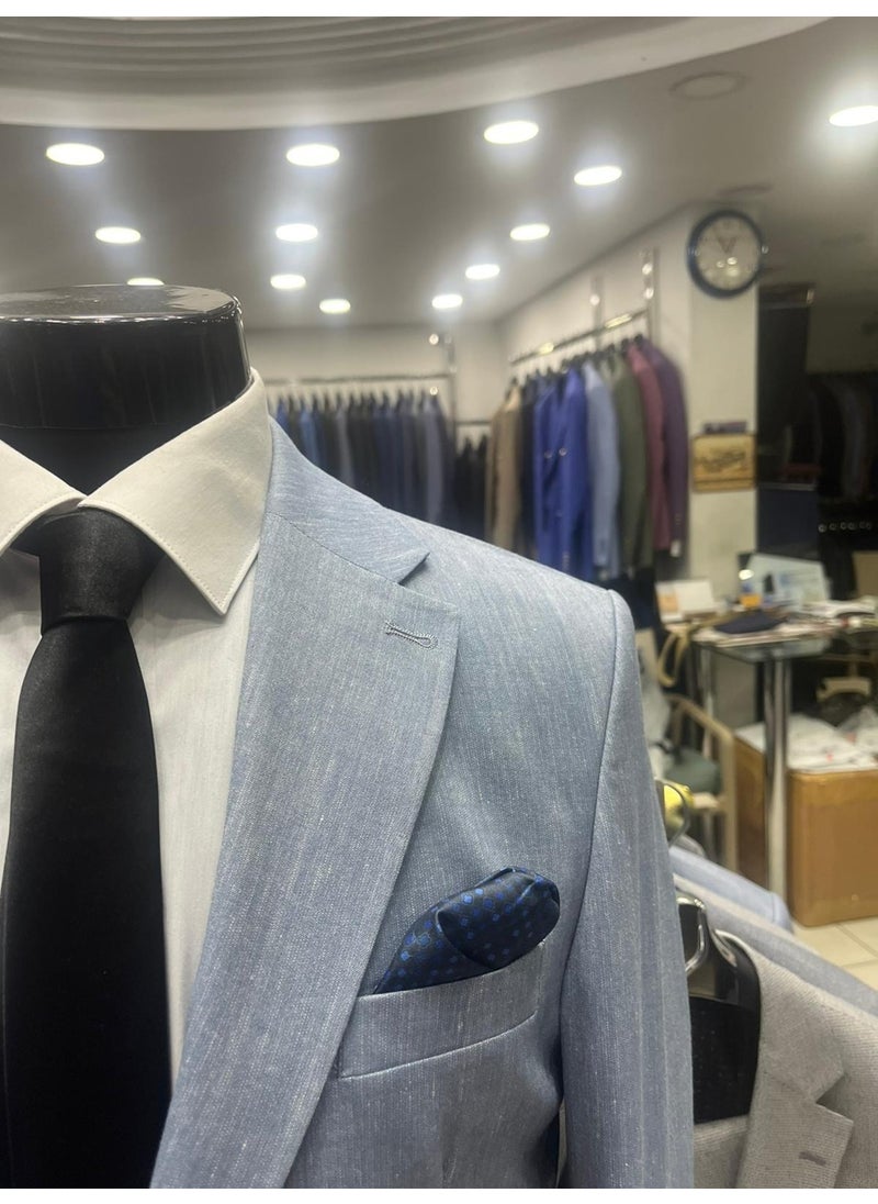 Massaro Summer Linen Jacket  - Image 3