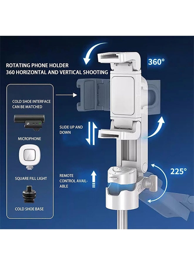 GIFT - Portable Selfie Stick, Mini Tripod,Flipping Flexible Tripod Mini, 360° Selfie Stick with Remote - Image 1