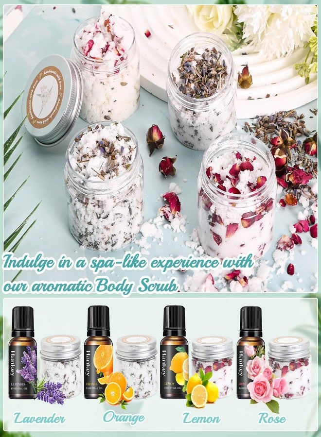 JUYRLE Body Scrub Making Kit- Make Your Own Salt Body Scrub with Almond Oil, Essential Oils, Moisturizing and Exfoliating Dry Skin, Hand, Foot, DIY Organic Body Scrubs Gifts For Women & Men - Image 4