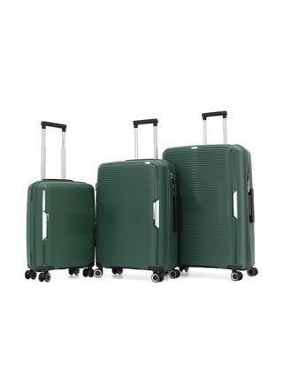 Hardshell Luggage Double Spinner Trolley Bag 3 Pieces Set,Green (S-20",M-24",L-28") - pzsku/Z82E8CF5B0DA1A3D7E4DCZ/45/_/1730794106/af706930-431c-41c9-869c-11234de878f3