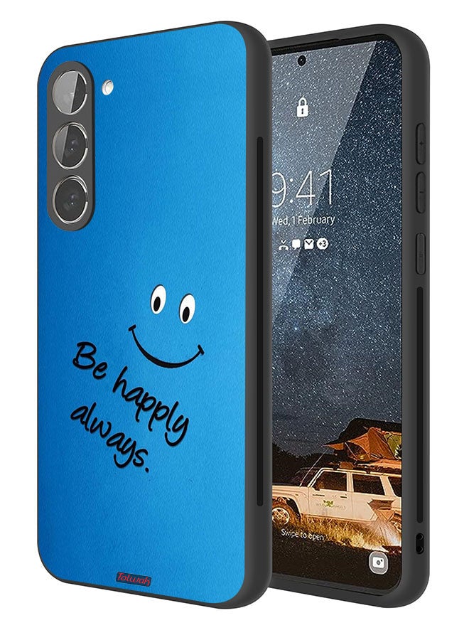 Tolwak Samsung Galaxy S23 5G Protective Case Cover Be Happy Always - Image 1