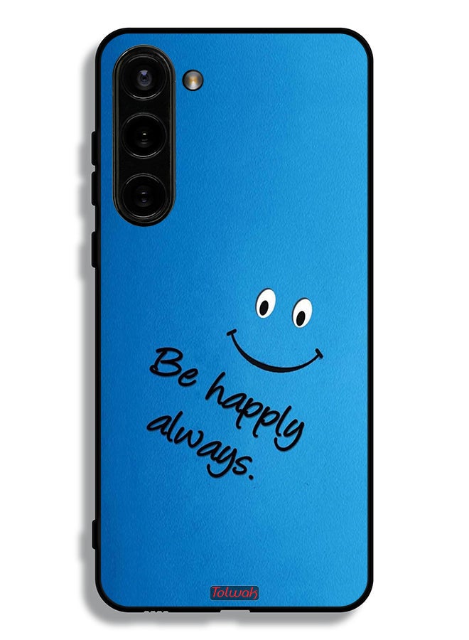 Tolwak Samsung Galaxy S23 5G Protective Case Cover Be Happy Always - Image 3