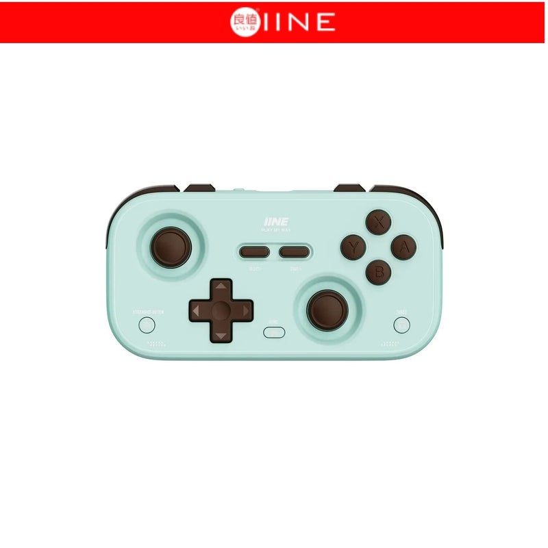 Iine Pocket Retro Game Controller for Nintendo Switch 2/1, Steam Deck and PC, Handheld Gamepad, Lime - Image 1