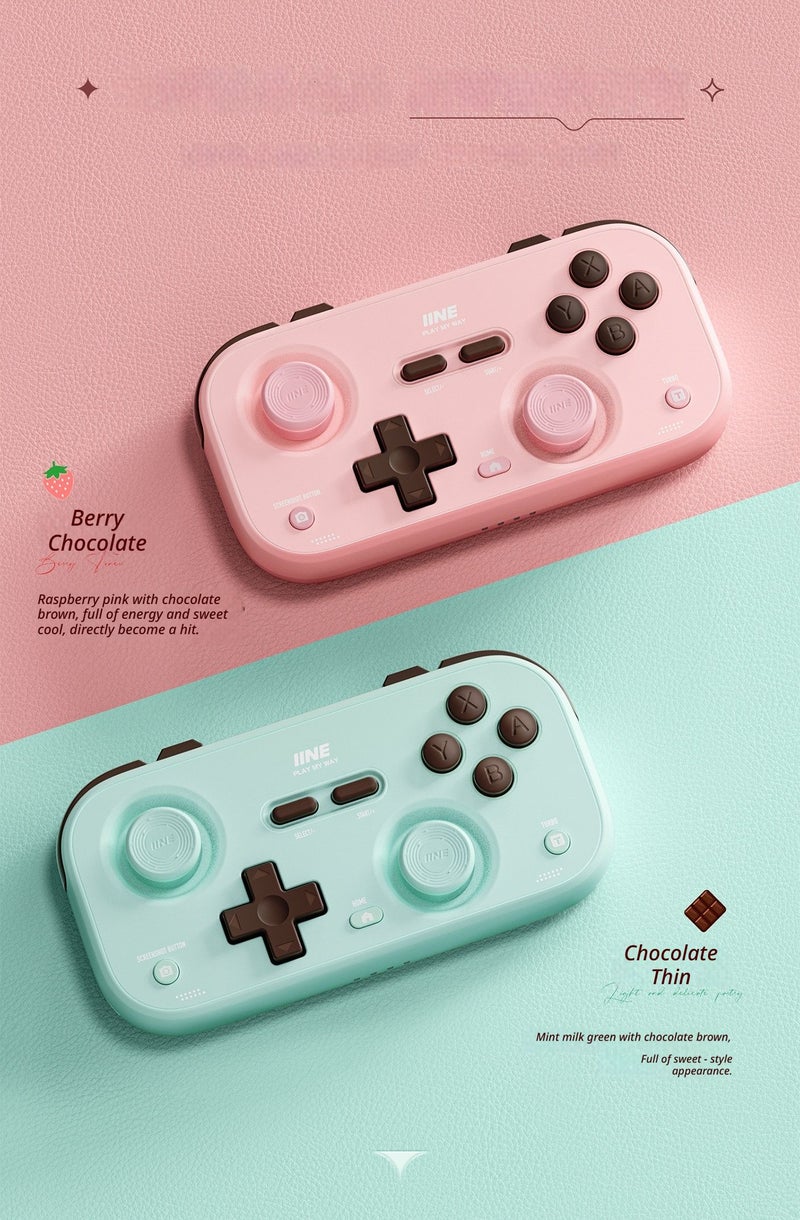 Iine Pocket Retro Game Controller for Nintendo Switch 2/1, Steam Deck and PC, Handheld Gamepad, Lime - Image 3