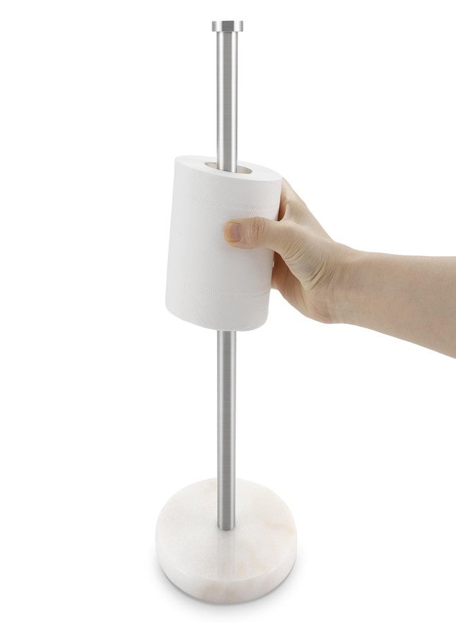 KES Free Standing Toilet Paper Holder Storage with Heavy Marble Base 3 Rolls 18/8 Stainless Steel,Toilet Tissue Holder Brushed Finish, BPS202S39-2 - Image 1