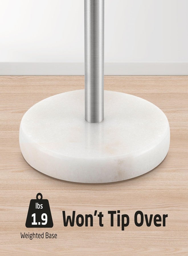 KES Free Standing Toilet Paper Holder Storage with Heavy Marble Base 3 Rolls 18/8 Stainless Steel,Toilet Tissue Holder Brushed Finish, BPS202S39-2 - Image 5