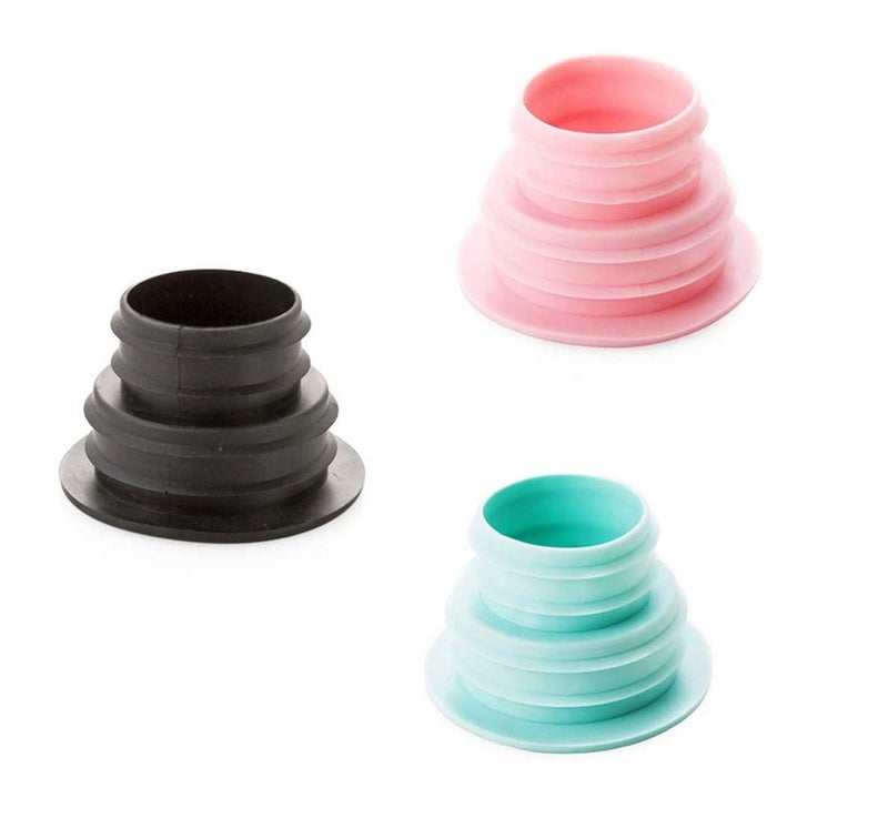 ONICORN Silicone Seal Ring Washing Machine Plug Ring for Bathroom Kitchen Cleaning Tools 3pcs Random Mix  - Image 1