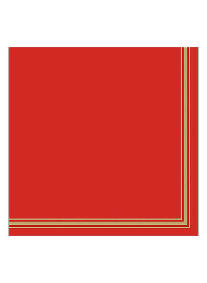 Ambiente - Ambiente Large Lea Napkins - Red - Image 1