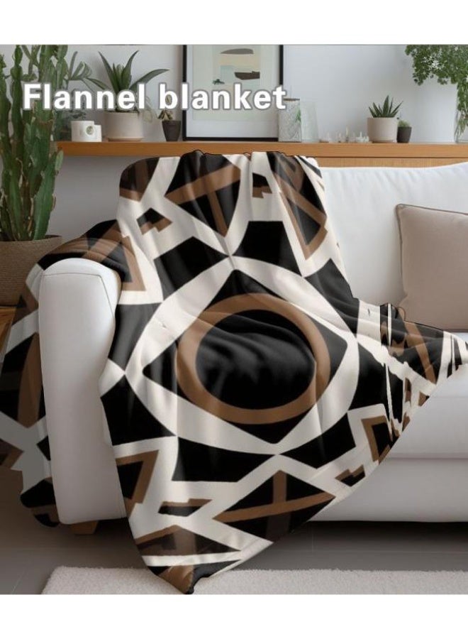 general Traditional flannel thin blanket (warm and comfortable, suitable for sleep, gaming, dust removal and sandproof) 150cm*200cm - 22 - Image 1