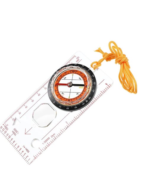 Ranger Compass, Portable Boy Scout Compass, Hiking Navigation Compass, Suitable for Expedition Map Reading, Navigation, Orienteering and Survival