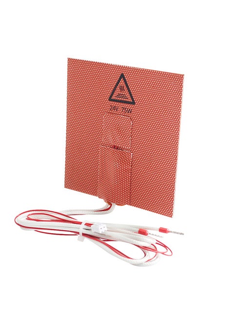 3D Printer Accessory Silicone Heater Pad 24V 60W Heating Mat 100x100mm Heated Bed with Thermistor Compatible with Voro   V0 3D Printer