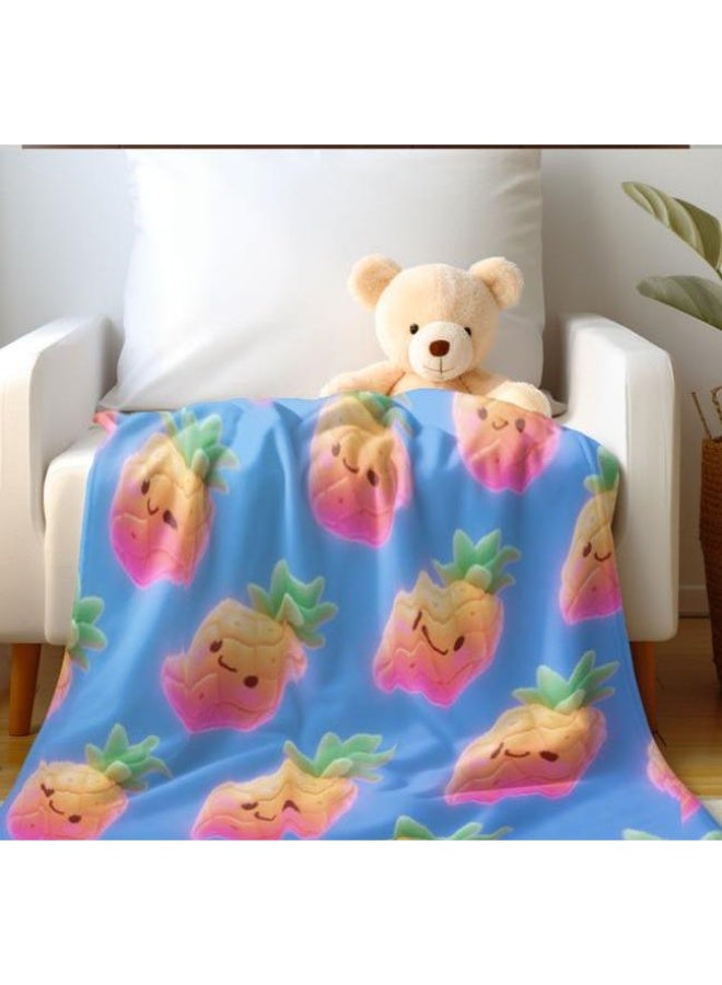 general Baby and children's cartoon flannel thin blanket (warm and comfortable, suitable for sleep, game use) 70cm*100cm - Image 4