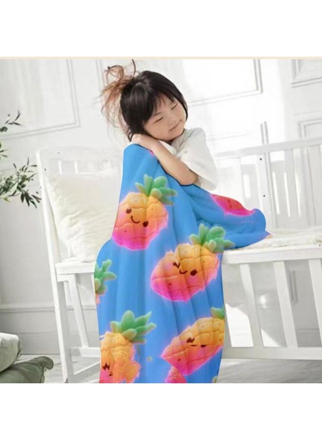 general Baby and children's cartoon flannel thin blanket (warm and comfortable, suitable for sleep, game use) 70cm*100cm - Image 1