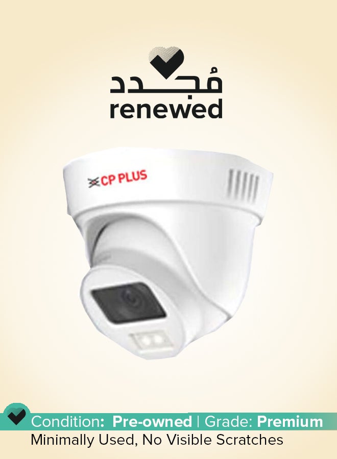 CP PLUS Renewed - 2.4MP Full-Colour Guard+ Dome Camera Support Built-in Mic (CP-GPC-DA24PL2C-SE-V2) Analog HD Cameras - Image 1