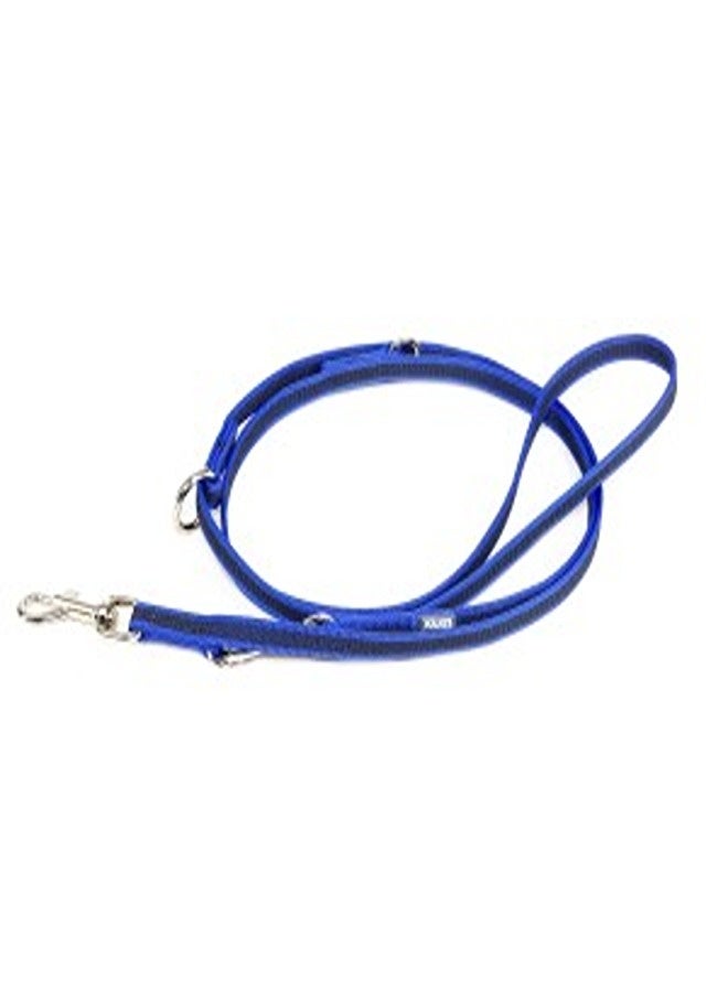 Color & Gray Adjustable Leash - Blue-Gray Width 1.4 cm