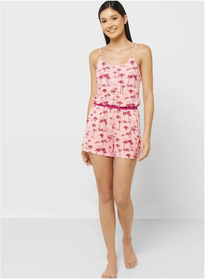 Isla & Evie High Waist Pyjama Shorts