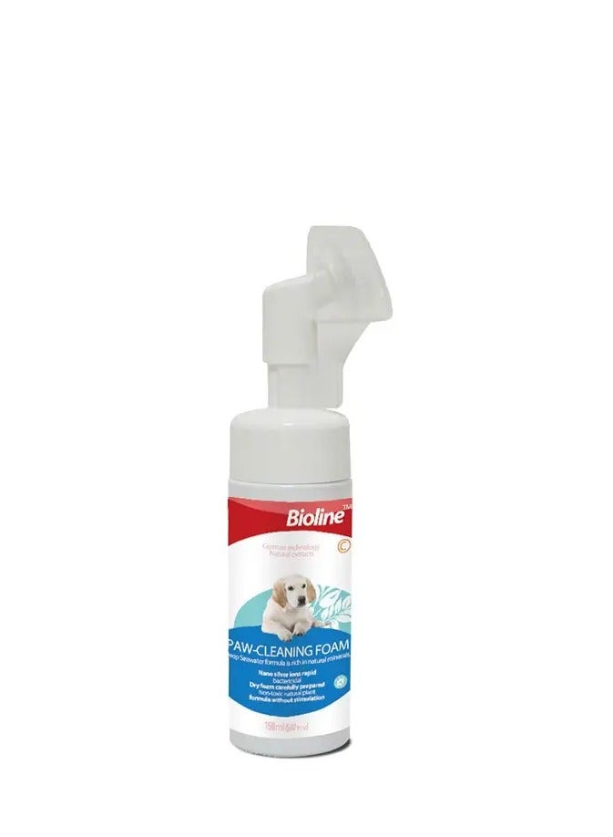 Bioline  Paw Cleaning Foam(Cat/Dog)Volume: 150ml - Image 1