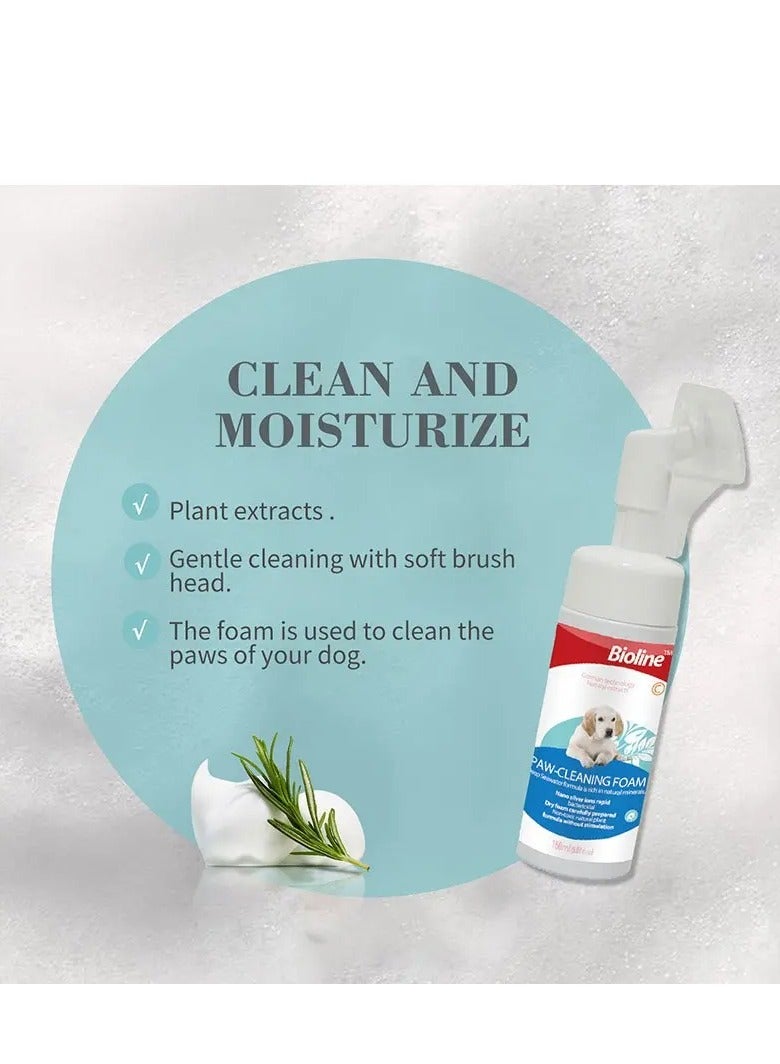Bioline  Paw Cleaning Foam(Cat/Dog)Volume: 150ml - Image 3