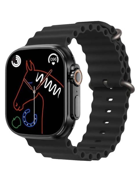 Best Android Smart Watch with 2030 Watch - C100 Supports Making and Receiving Calls - Compatible with All Mobile Phones - Health Monitoring Feature Will Help You Track Your Health and Other Physical Activities - Black.