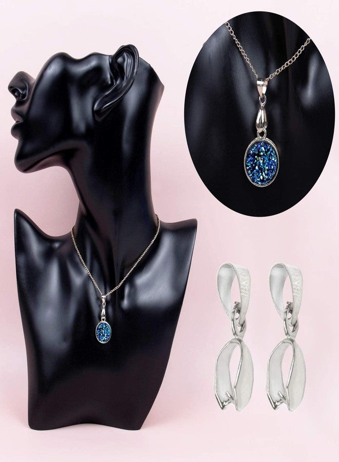 AUEAR, 120 Pack Jewelry Making Supplies Beads Metal Clip Buckle Bead Pendant Connector Pinch Bail Clasp Dangle Findings for Buckles Charm Connection - Image 4