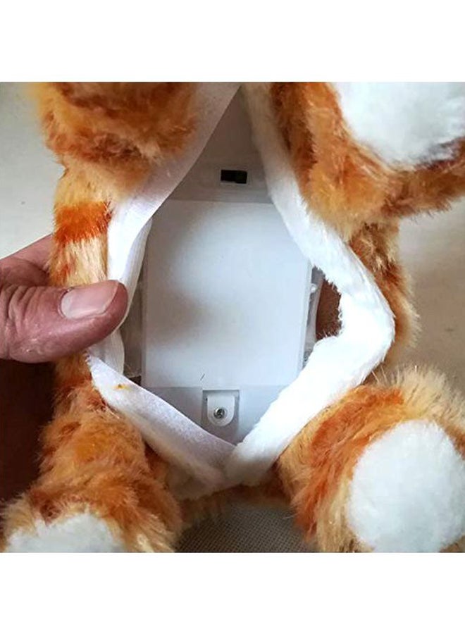 Portable Soft Realistic Authentic Detail Walk Along Electronic Pet Cat With Remote Contro 20x20cm - Image 3