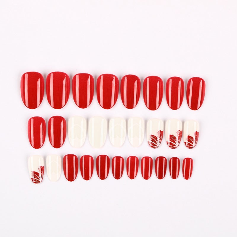 28PCS Fake Nails Tips Set Different Sizes Natural French Short False Nails Tips Full Cover Acrylic Artificial Nails for Nail Salons & DIY Nail Art Tool - Image 3