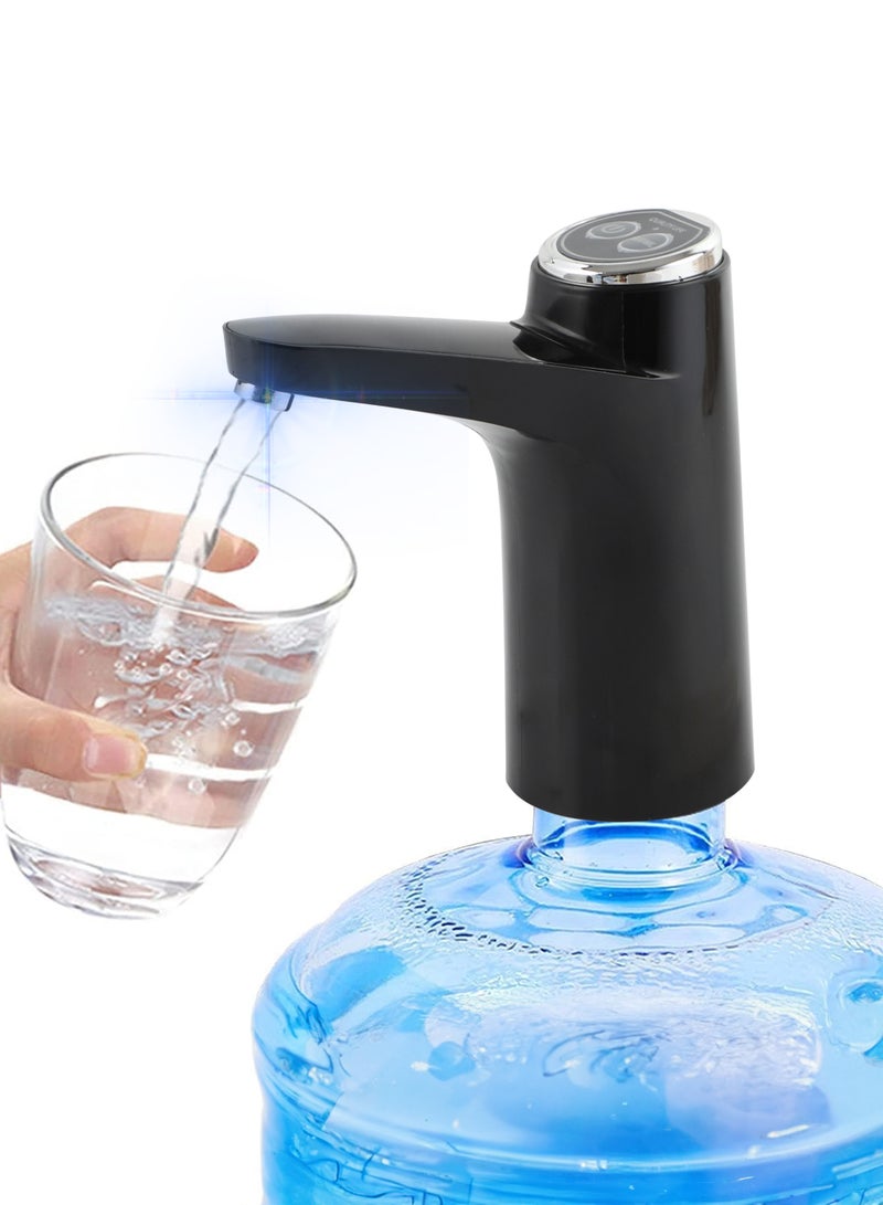 Life Smile Rechargeable Water Bottle Pump USB Charging Automatic Universal Wireless Smart Portable Drinking Water Dispenser Pump for 2 to 5 Gallon Bottle for Kitchen Home Office Outdoor Camping - Image 1