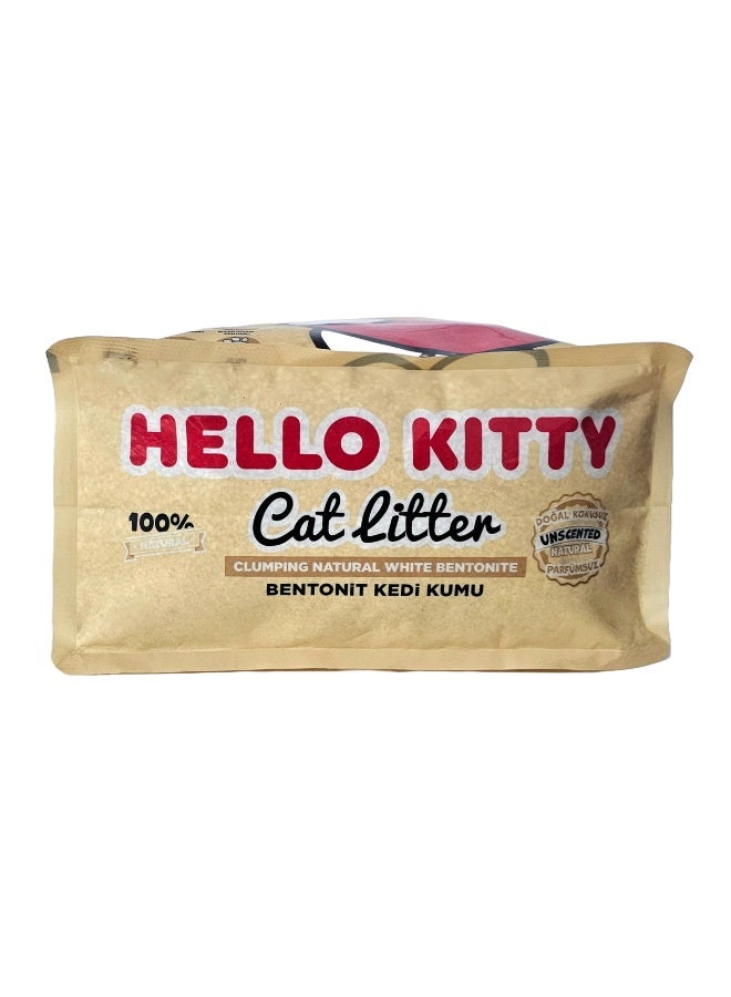 هالو كيتي بت فان هالو كيتي رمل قطط  طبيعي 5 لتر - Image 5