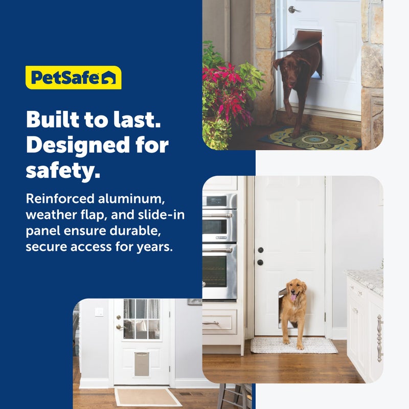 PetSafe Freedom Aluminum Dog and Cat Door - Durable Frame - Small, Medium, Large, X-Large - Image 5