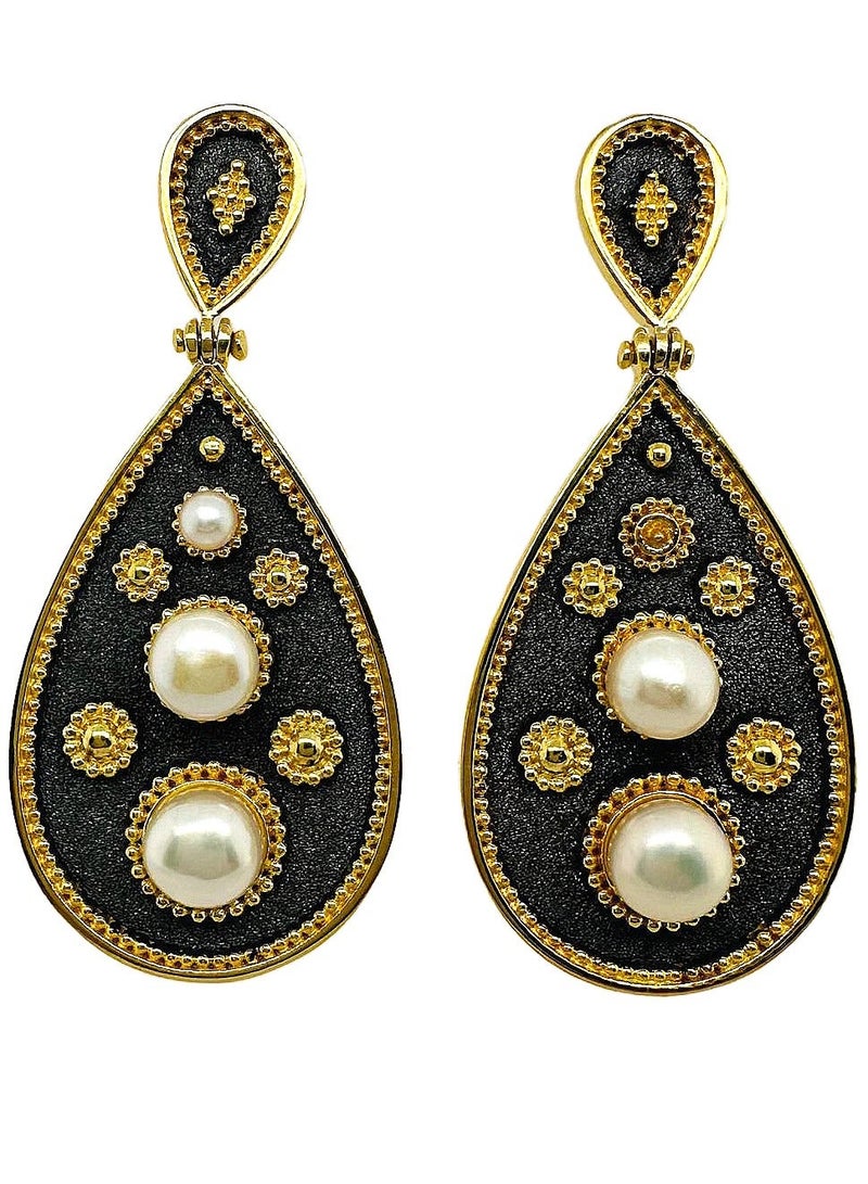 بي تي سي إيلا - حلق فضة مطلي بالذهب (SIL0552) - Image 2