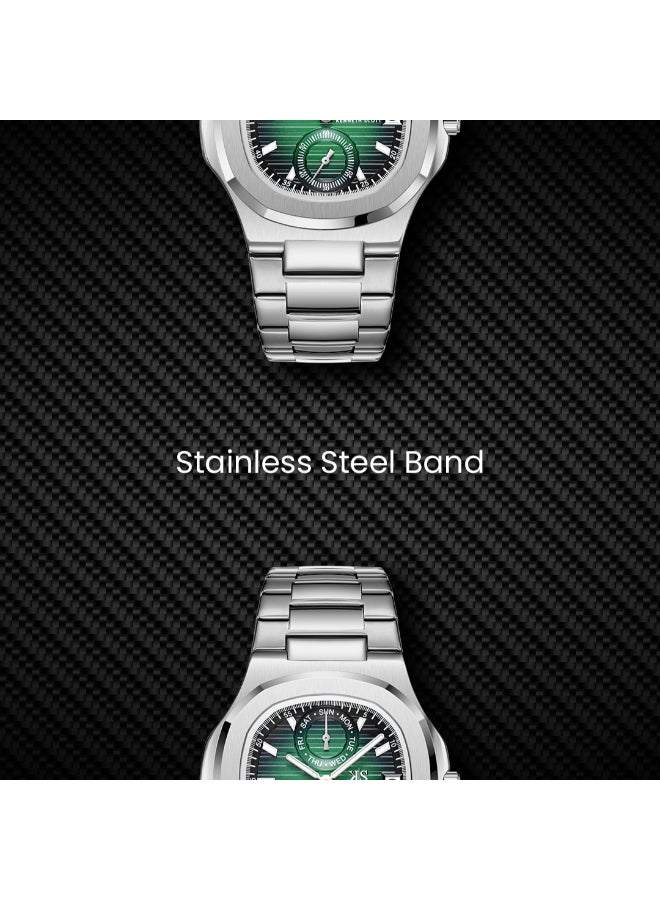 كينيث سكوت ساعة يد رجالية من الستانلس ستيل بعقارب - - Image 5