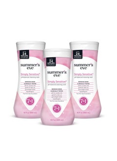 Summer's Eve Simply Sensitive Daily Gentle All Over Feminine Body Wash, Removes Odor, Feminine Wash pH Balanced, 15 fl oz, 3 Pack - pzsku/Z82E9D8B7A2E5F6220F29Z/45/_/1736426583/aa961b06-1818-419e-9db5-1084338cd0d0