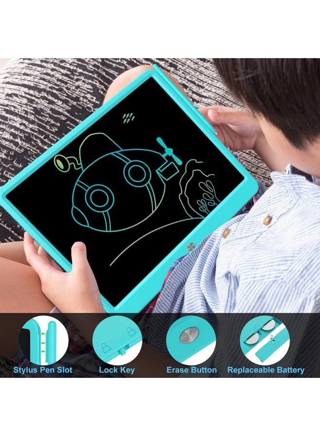 proffisy LCD Writing Tablet 15 Inches Colorful Screen Drawing Pad, E-Note and Scribbler Boards for Kids, Electronic Educational Learning Toys for 3-12 Year Old Girls - Image 4