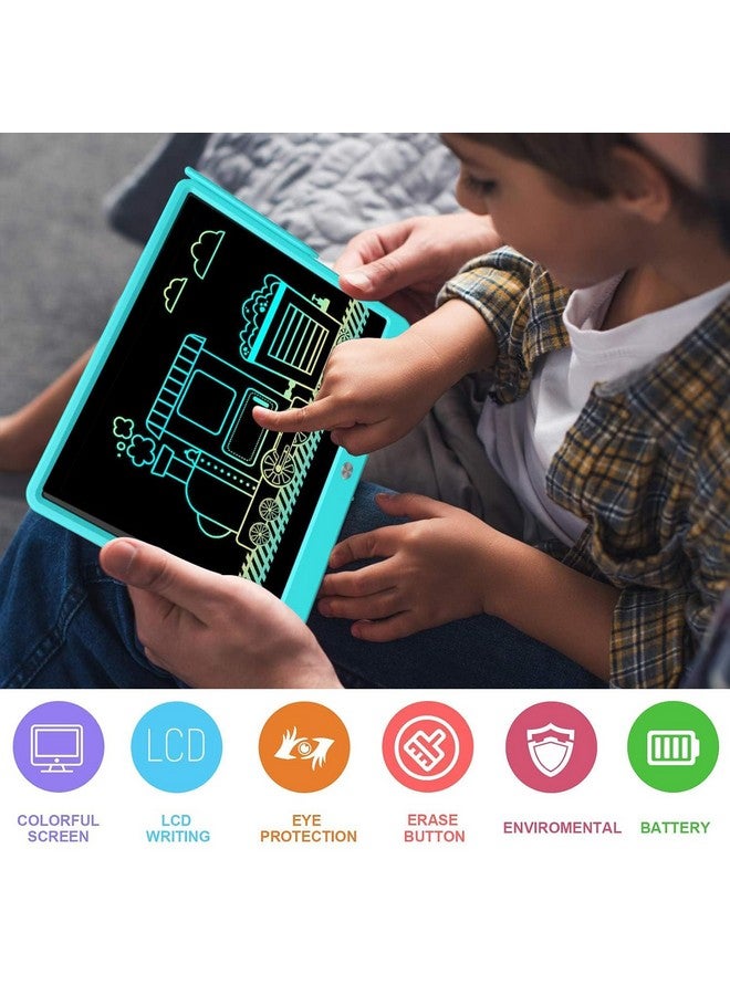 proffisy LCD Writing Tablet 15 Inches Colorful Screen Drawing Pad, E-Note and Scribbler Boards for Kids, Electronic Educational Learning Toys for 3-12 Year Old Girls - Image 2