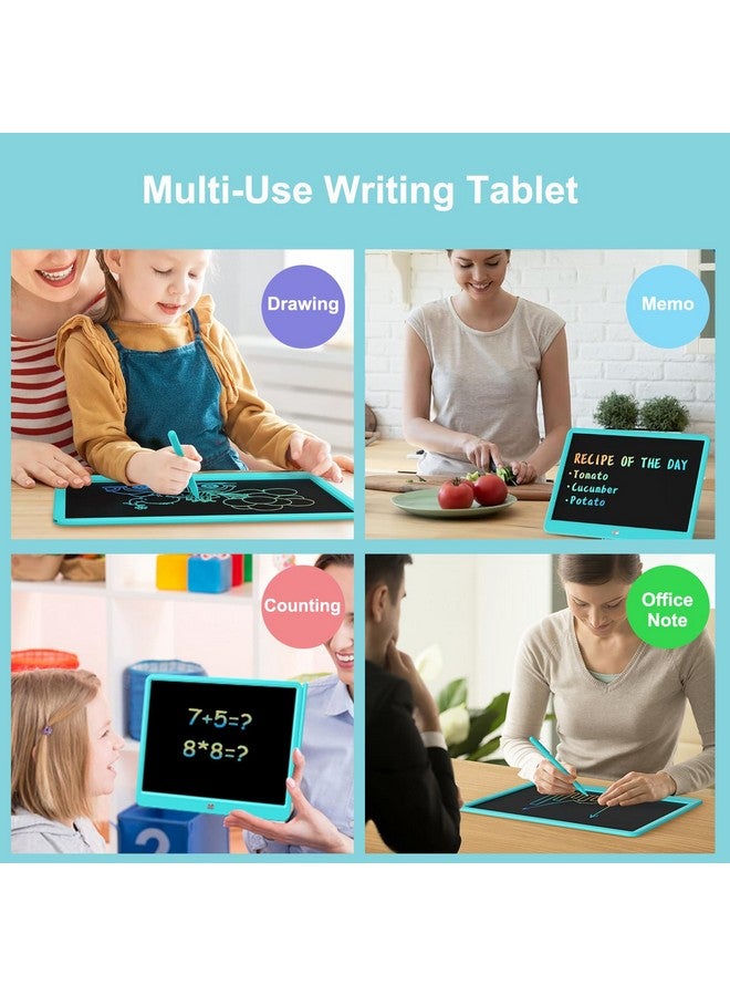 proffisy LCD Writing Tablet 15 Inches Colorful Screen Drawing Pad, E-Note and Scribbler Boards for Kids, Electronic Educational Learning Toys for 3-12 Year Old Girls - Image 3